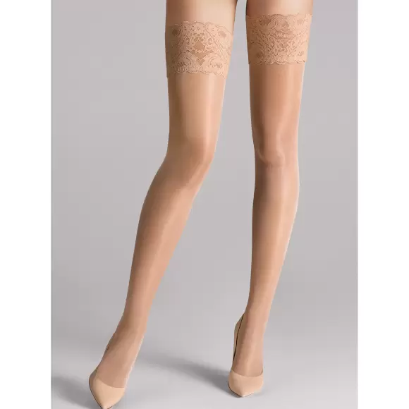 Wolford - Satin Touch 20 Stay-Up, Gobi