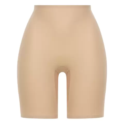 Soft Stretch Shorts Med Langt Ben, Nude