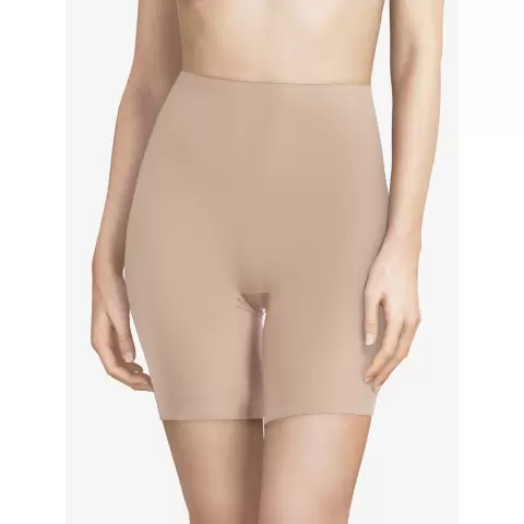 Soft Stretch Shorts Med Langt Ben, Nude