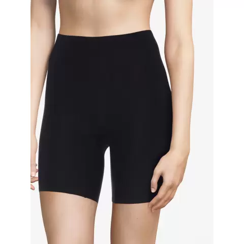 Soft Stretch Shorts Med Langt Ben, Black