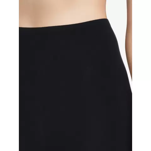 Soft Stretch Shorts Med Langt Ben, Black