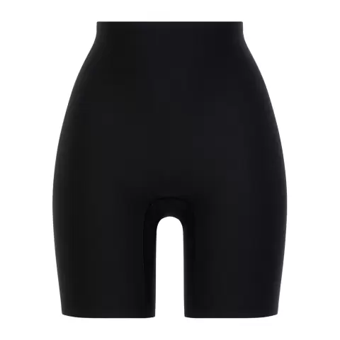 Soft Stretch Shorts Med Langt Ben, Black