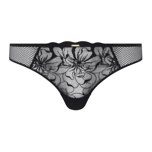 Chantelle - Fleurs Tanga, Black