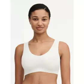 Soft Stretch Top Padded, Råhvid