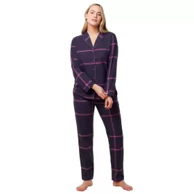 Boyfriend Pyjamas Check, Blue Dark Combination