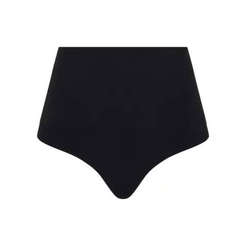 Smooth Comfort Shape Højtaljet String, Sort