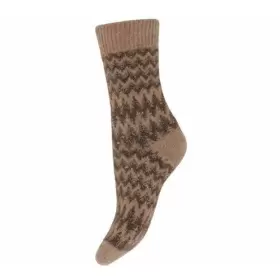 Cosy Sock Glitter Mohair, Brun