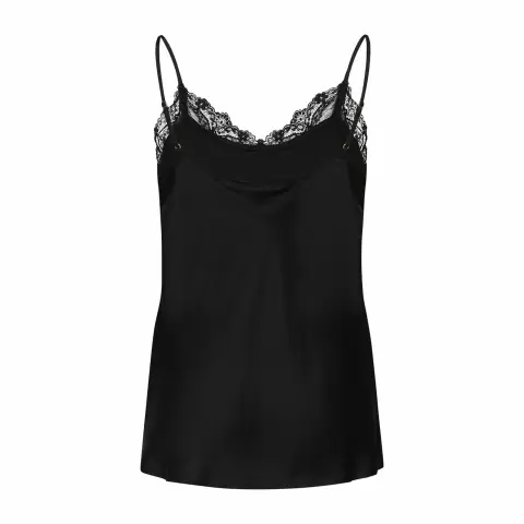 Iris Chemise Top Blonde, Sort