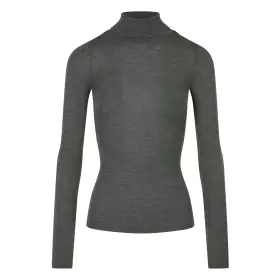 Rullekrave Uld/Silke, Slate Grey