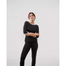 Chantelle - Langærmet Uld/Silke, Sort