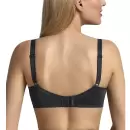 Anita - Jacquard Amme BH Uden Bøjle, Black