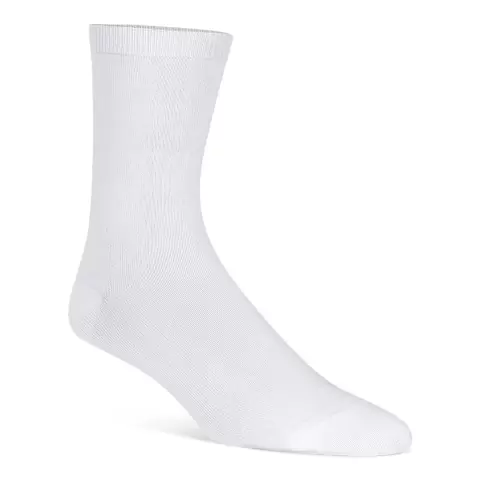 Ankel Strømpe Bomuld Uden Elastik, White