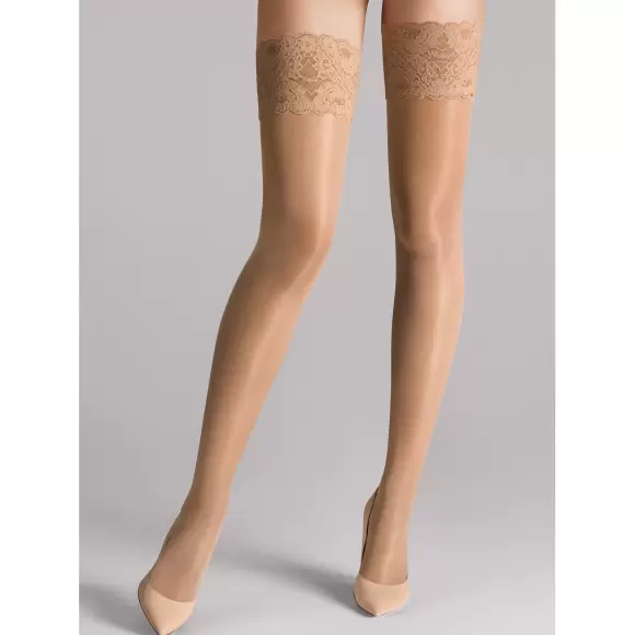 Wolford - Satin Touch 20 Stay-Up, Caramel
