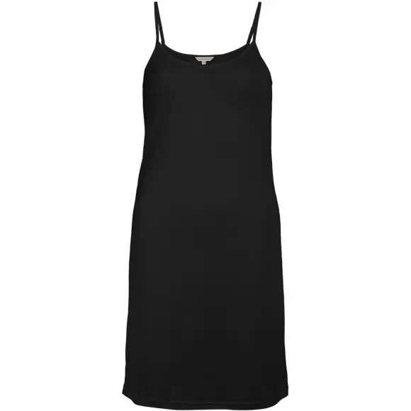 Lady Avenue - Strikket Silke, Smal Strop, Black