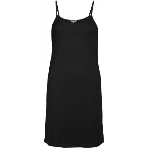 Strikket Silke, Smal Strop, Black Strikket Silke, Smal Strop, Black