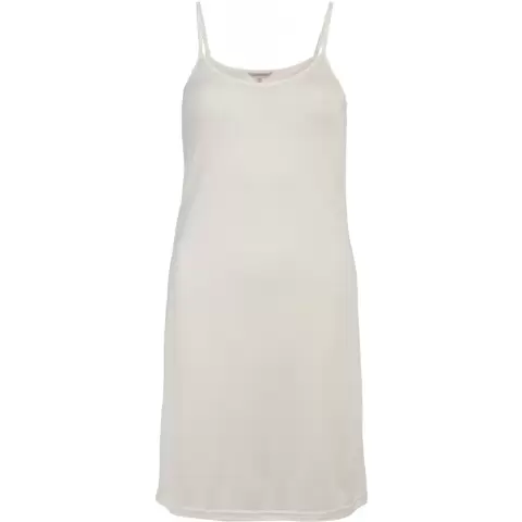 Strikket Silke, Smal Strop, Off White