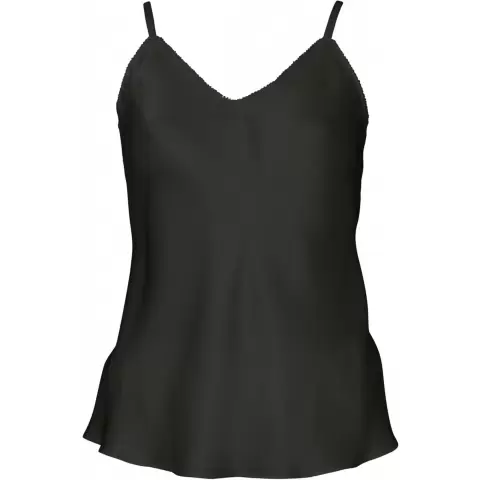 Glat Silke, Smal Strop, Black Glat Silke, Smal Strop, Black