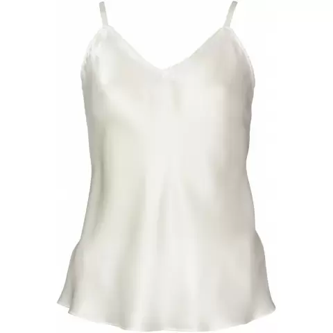 Glat Silke, Smal Strop, Off White Glat Silke, Smal Strop, Off White