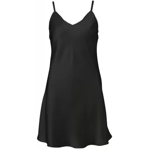 Glat Silke, Smal Strop, Black