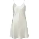 Lady Avenue - Glat Silke, Smal Strop, Off White Lady Avenue - Glat Silke, Smal Strop, Off White