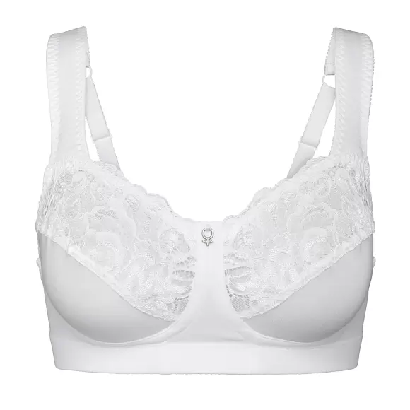 Abecita - Support Soft Bra, White