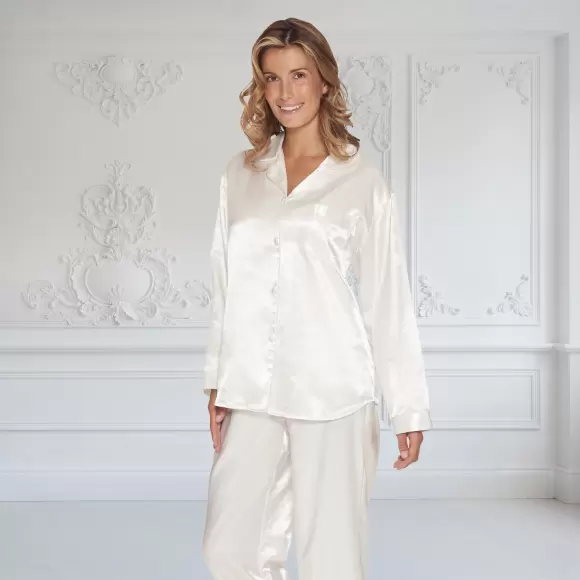 Wiki - Satin Pyjamas, Off White