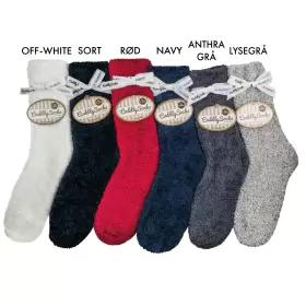 Smooth Cuddly Socks, Råhvid