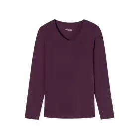 Natbluse Lang Ærme, Plum