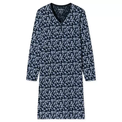 Natkjole Lang Ærme, Night Blue