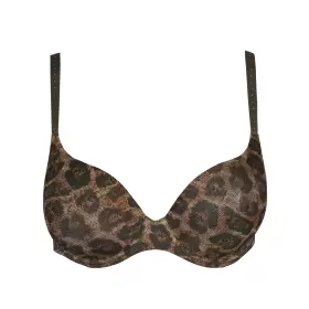 Hugh Padded Bra, Leopard Olive Green