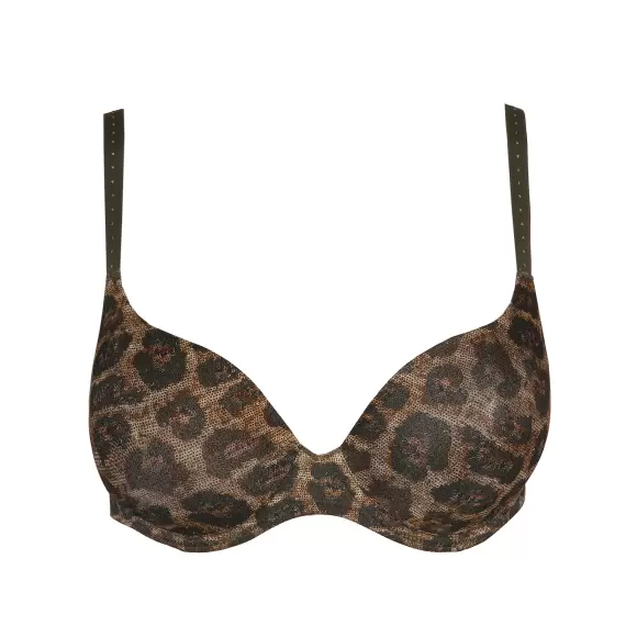 Marie Jo - Hugh Padded Bra, Leopard Olive Green