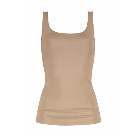 Mey Top Bred Strop, Cream Tan