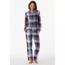 Schiesser - Pyjamas Lang Ærme, Dark Multicolor