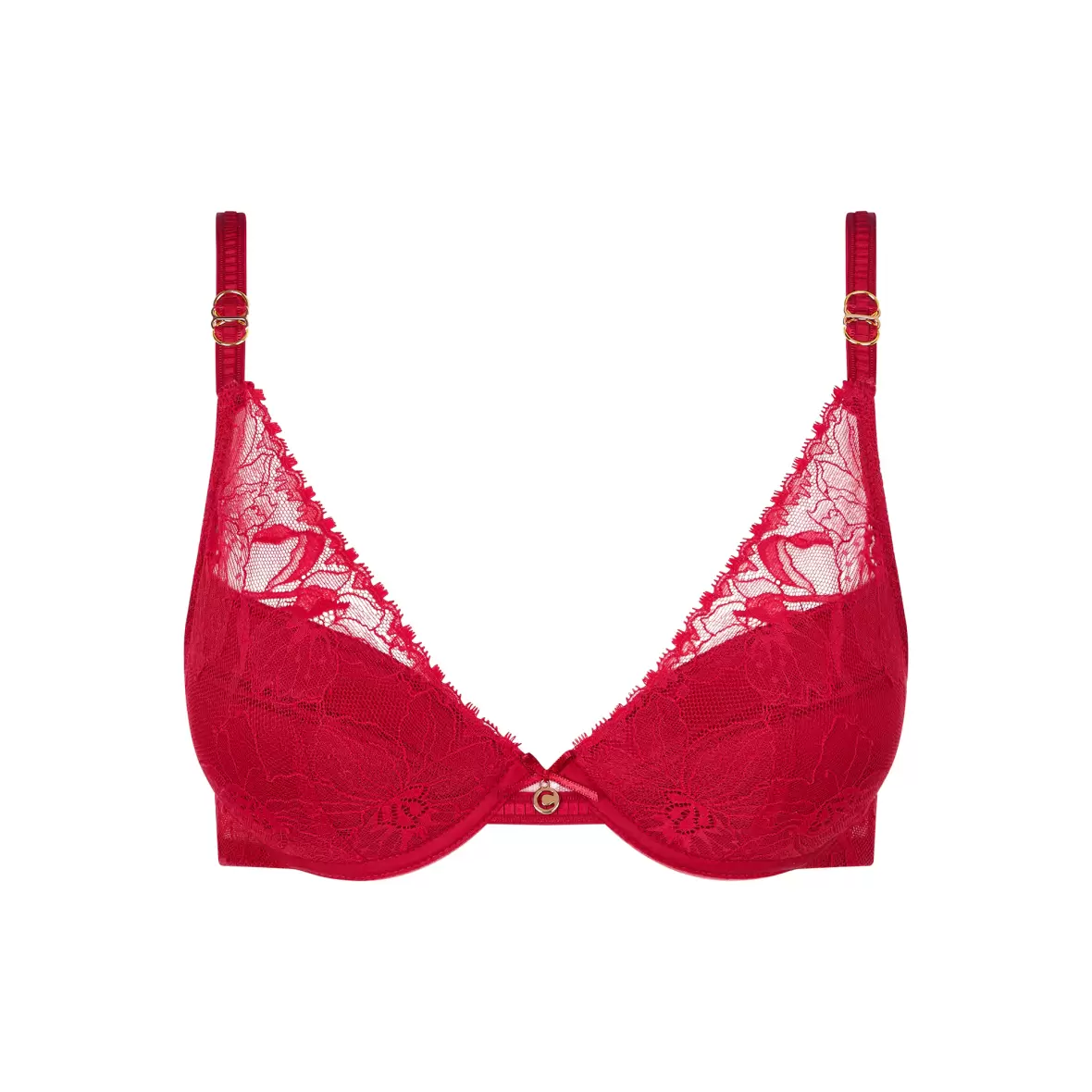 Sofie Lingeri - Push-up BH - Chantelle - Orchids Push-Up Bra, Passion Red