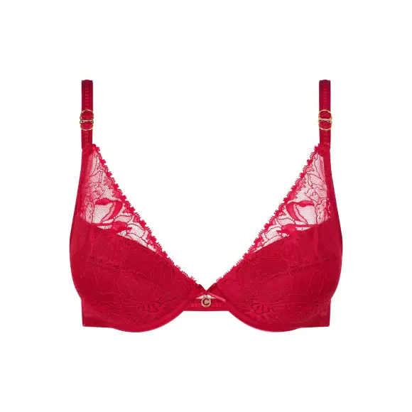 Chantelle - Orchids Push-Up Bra, Passion Red