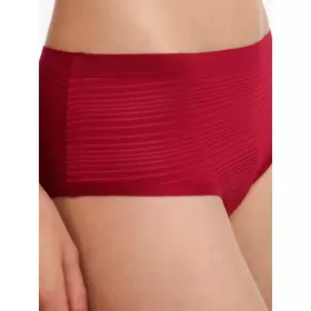 Soft Stretch Hipster Stribet, Passion Red