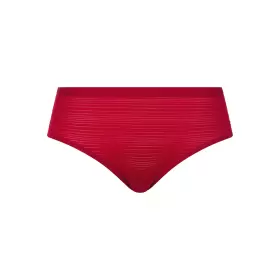 Soft Stretch Hipster Stribet, Passion Red