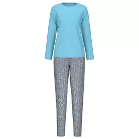 Pyjamas Lang Ærme, Blue Topaz