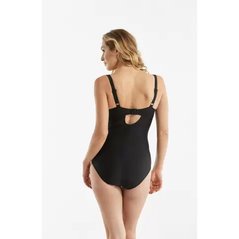 Liza Badedragt M/Bøjle, Sort