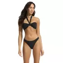Seafolly - High Cut Tanga Bikini Trusse, Black