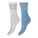 HYPE THE DETAIL - Hype The Detail 2 Pack Socks, Blå/Hvid