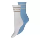 HYPE THE DETAIL - Hype The Detail 2 Pack Socks, Blå/Hvid