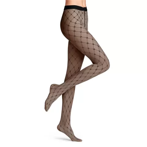 Falke Twisted Story Tights, Sort