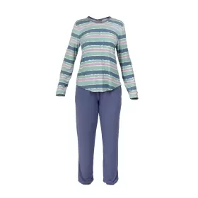 Bamboo Pyjamas, Blue-Lilac Aquarel