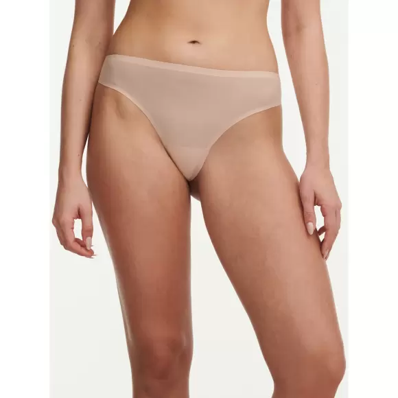 Chantelle - String U/Kant Med Blonde, Golden Beige