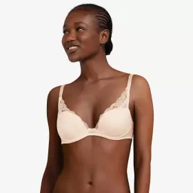 Brooklyn Plunge Bra, Talc