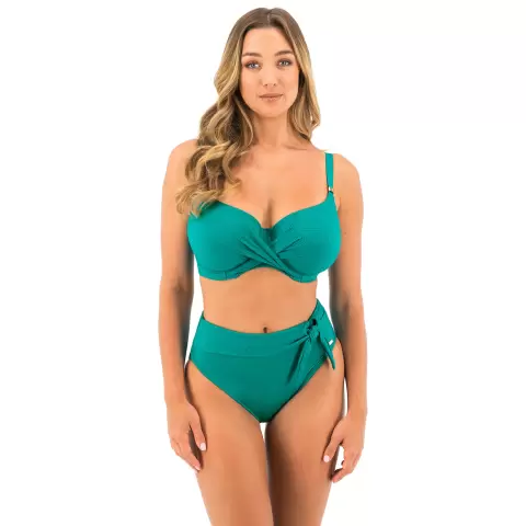 Ottawa High Waist Bikini Trusse, Bright Jade