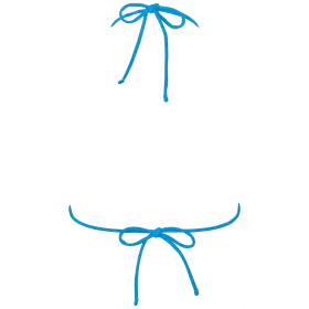 Jamaica Bikini Trekants Top, Clear Blue