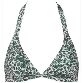 Venice Bikini Trekants Top, Deep Green