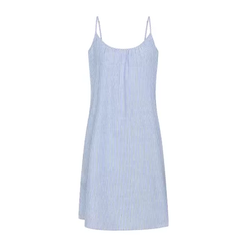 Mathilde Natkjole U/Ærme, English Manor Stripe